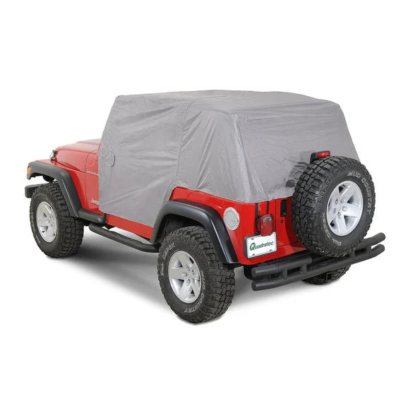 Vertically Driven Products 501161 The Full Monty Cab Cover in Gray for 92-06 Jeep Wrangler YJ & TJ