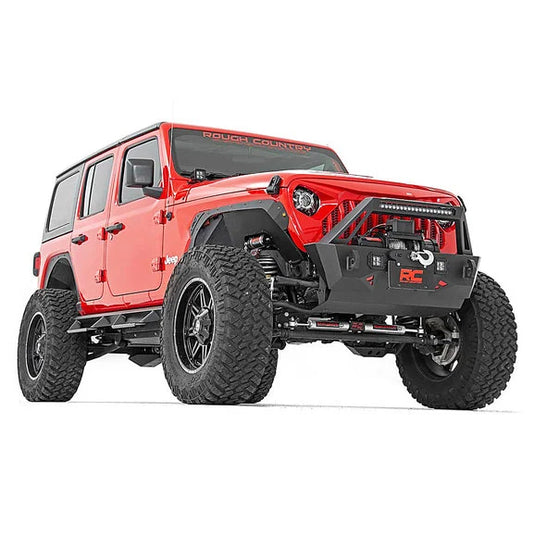 Rough Country 10496 Angry Eyes Replacement Grille for 18-23 Jeep Wrangler JL & 20-23 Gladiator JT