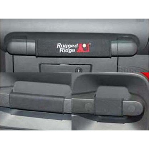 Rugged Ridge 13305.54 Door Handle Wraps in Black for 07-10 Jeep Wrangler Unlimited JK 4 Door