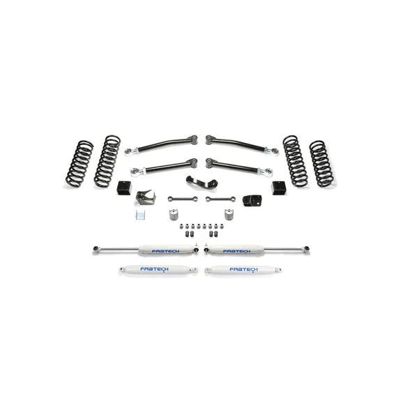 Fabtech 3in Trail Lift Kits for 07-18 Jeep Wrangler Unlimited JK 4 Door