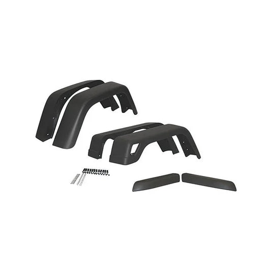 Crown Automotive 55254918K7-6 Extended Fender Flare 6 Piece Kit for 97-06 Jeep Wrangler TJ & Unlimited