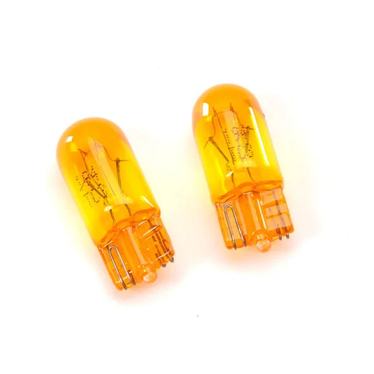 Sylvania 194NABP #194 Bulb Pair in Amber