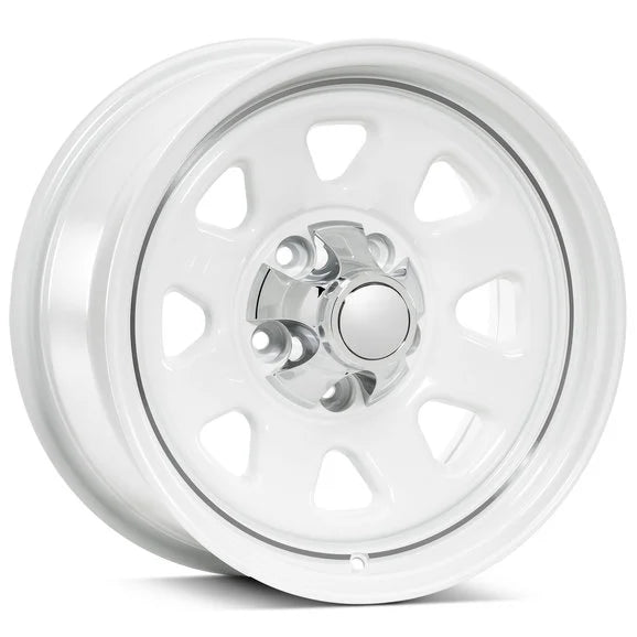 Load image into Gallery viewer, Quadratec CJ Retro Alloy Wheel for 07-24 Jeep Wrangler JK, JL and Gladiator JT
