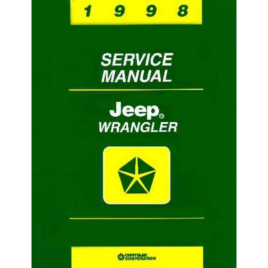 Bishko Automotive Literature Factory Authorized Technical Service Manuals for 87-04 Jeep Wrangler YJ & TJ