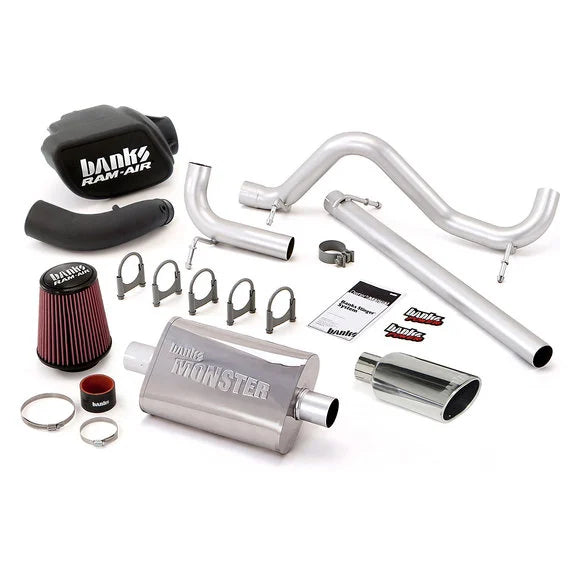 Load image into Gallery viewer, Banks Power Stinger Exhaust System for 07-11 Jeep Wrangler Wrangler JK 2 Door with 3.8L
