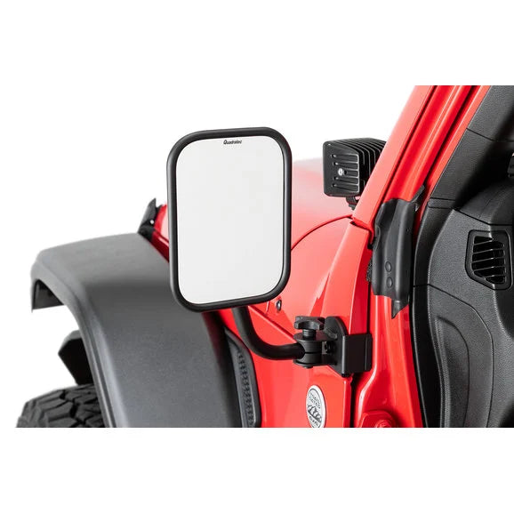 Quadratec Quick Release Mirrors with for 18-24 Jeep Wrangler JL & Gladiator JT