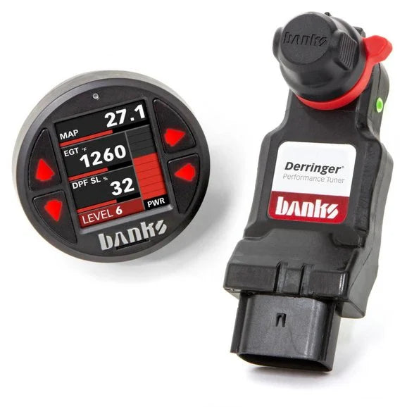 Load image into Gallery viewer, Banks Power 66798 Derringer Tuner with iDash SuperGauge for 2020-24 Jeep Wrangler JL and Gladiator JT with 3.0L Engine
