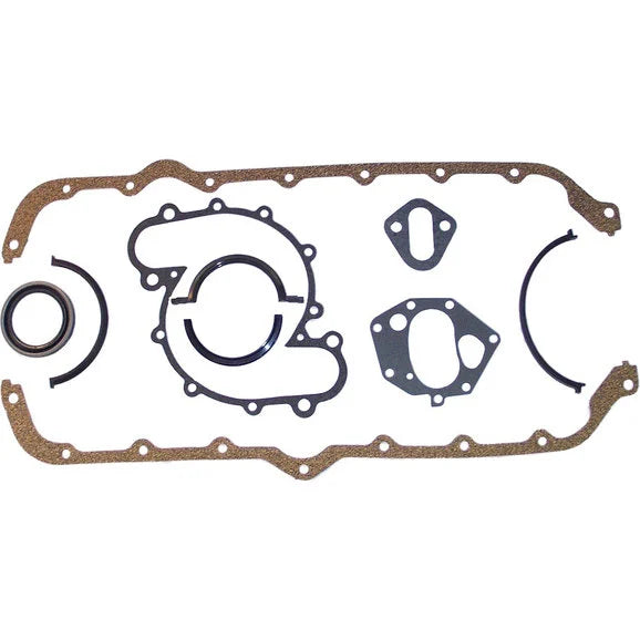 Crown Automotive J8125727 Lower Engine Gasket Set for 75-81 Jeep Vehicles with 5.0L 304c.i. 8 Cylinder Engine & 75-91 5.9L 360c.i. 8 Cylinder Engine