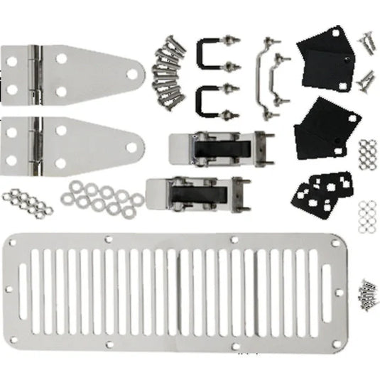 Kentrol Hood Kit with TJ Style Hood Catch for 78-95 Jeep CJ and Wrangler YJ