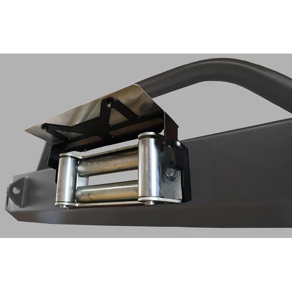 Load image into Gallery viewer, LoD Offroad JLP0730 Front Bumper Fairlead License Plate Flip-Up Mount
