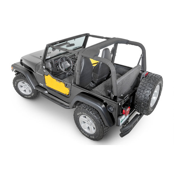 Load image into Gallery viewer, SpiderWebShade ShadeSkins for 97-06 Jeep Wrangler TJ with Rancho Tubular Doors
