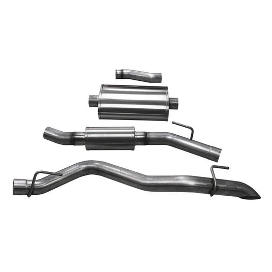 Corsa Performance Axle Back Exhaust System for 20-24 Gladiator JT with 3.6L