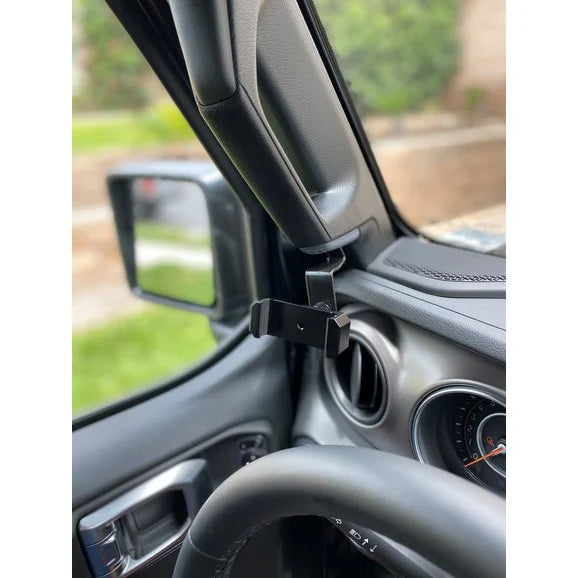 Load image into Gallery viewer, Overtread Grab Handle Phone Mount for 18-23 Jeep Wrangler JL and Gladiator JT
