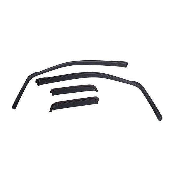 EGR 575131 In Channel Style Window Visors in Dark Smoke for 11-22 Jeep Grand Cherokee WK2