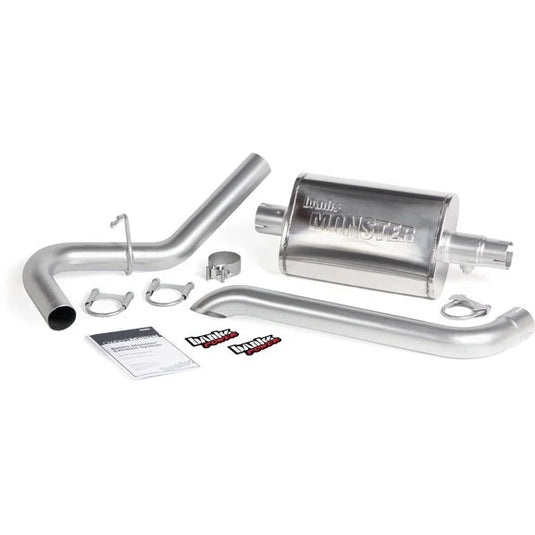 Banks Power 51360 Monster Exhaust Kit for 87-01 Jeep Cherokee XJ with a 4.0L