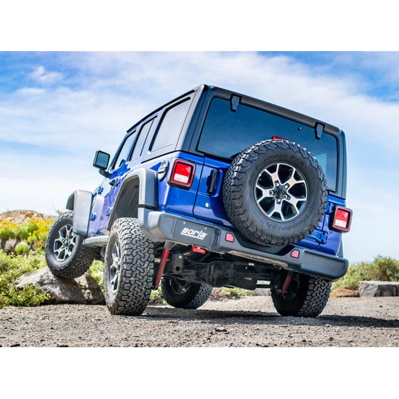 Load image into Gallery viewer, Borla 140787 2.75&quot; Climber Cat-Back Exhaust System for 18-24 Jeep Wrangler JL Unlimited with 2.0L engine
