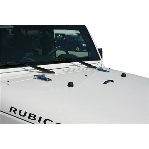 Load image into Gallery viewer, Putco 401271 Chrome Trim Hinges Covers-Door &amp; Hood for 07-18 Jeep Wrangler JK Unlimited
