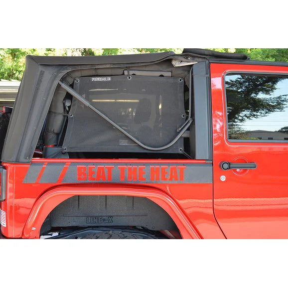 Load image into Gallery viewer, SpiderWebShade JK2Sides for 07-18 Jeep Wrangler JK 2 Door
