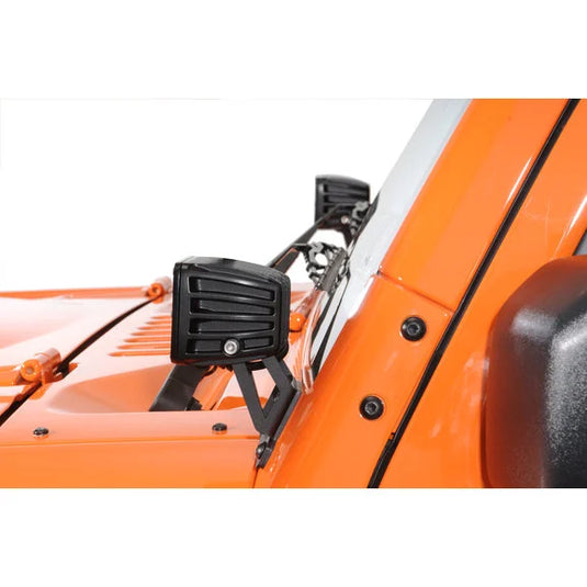 Rigid Industries 40331 A-Pillar Light Mount Kit for 07-18 Jeep Wrangler JK with D Series Lights