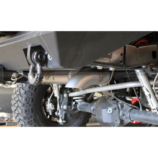 aFe Power 49-08043 2.5" Scorpion Aluminized Hi-Tuck Cat-Back Exhaust System for 07-18 Jeep Wrangler JK 2 Door