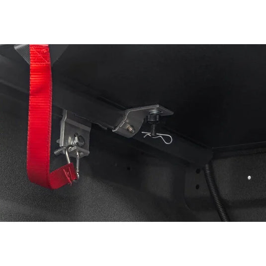 Rough Country 47620500A Low Profile Hard Tri-Fold Tonneau Cover for 20-24 Jeep Gladiator JT