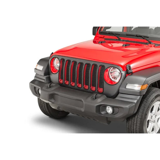 Mopar 82215365 Front End Grille Cover for 18-20 Jeep Wrangler JL & Gladiator JT