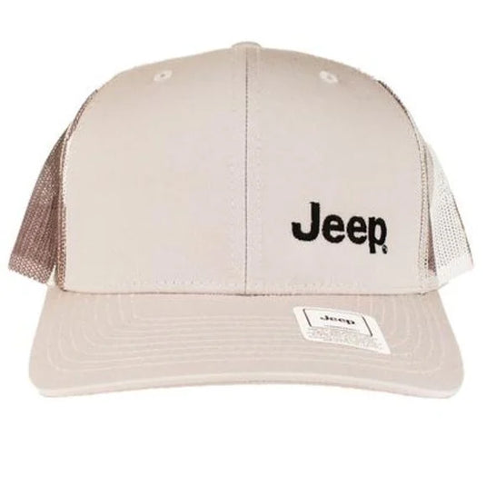 Jeep Merchandise Jeep Logo Richardson Trucker Hat in Gray & Camo
