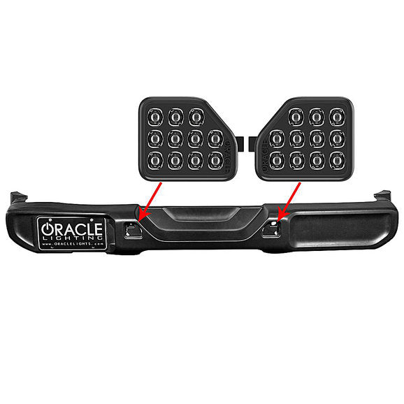 Load image into Gallery viewer, Oracle Lighting 5874-504 Rear Bumper LED Reverse Lights for 18-22 Jeep Wrangler JL
