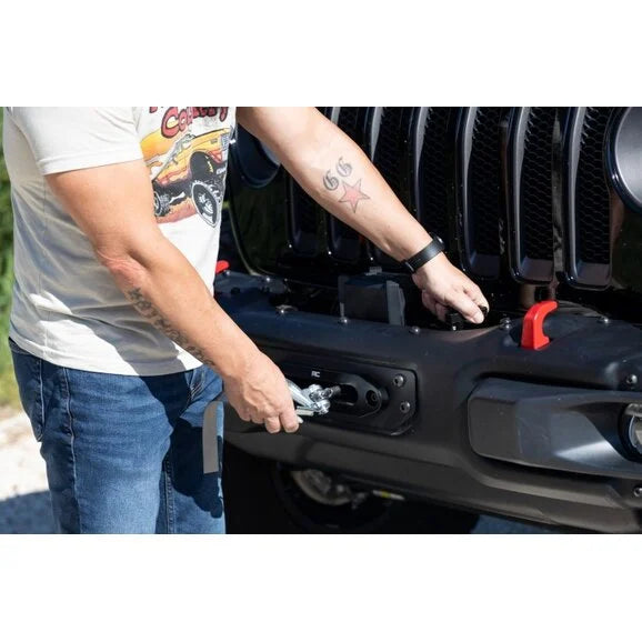 Load image into Gallery viewer, Rough Country 10652 Winch Mount for 18-23 Jeep Wrangler JL
