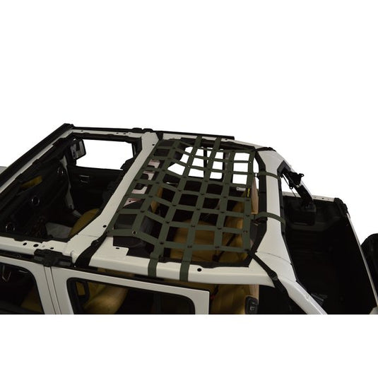 Dirtydog 4X4 Rear Seat Netting for 18-20 Jeep Wrangler JL Unlimited