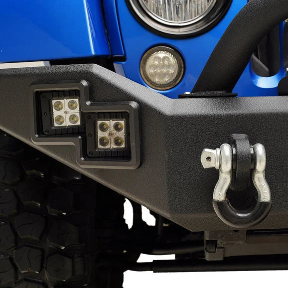 Load image into Gallery viewer, Paramount Automotive 51-7016 Full Width LED Light Style Front Bumper for 07-18 Jeep Wrangler JK
