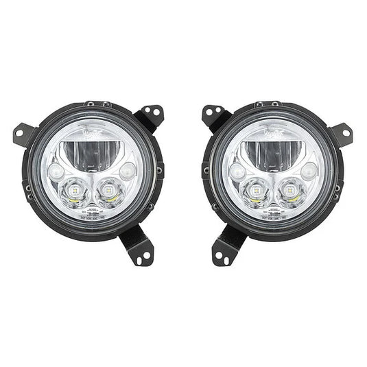 Vision X Vortex Halo LED Headlight Pair for 18-24 Jeep Wrangler JL & 20-24 Gladiator JT