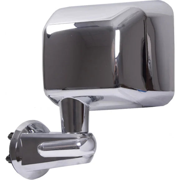 Rugged Ridge 11010.13 Chrome Driver Side Replacement Mirror for 07-18 Jeep Wrangler JK