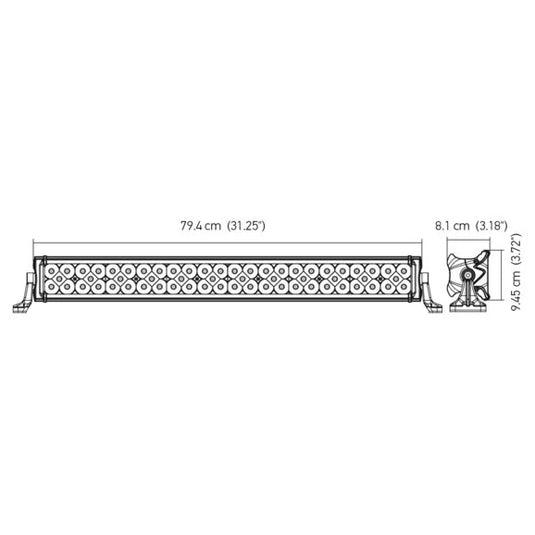 Hella 357210201 ValueFit Pro 60 LED 31" Light Bar- Combo Beam