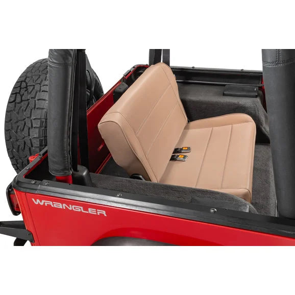 Load image into Gallery viewer, Rugged Ridge Fold &amp; Tumble Vinyl Rear Seat for 76-95 Jeep CJ &amp; Wrangler YJ
