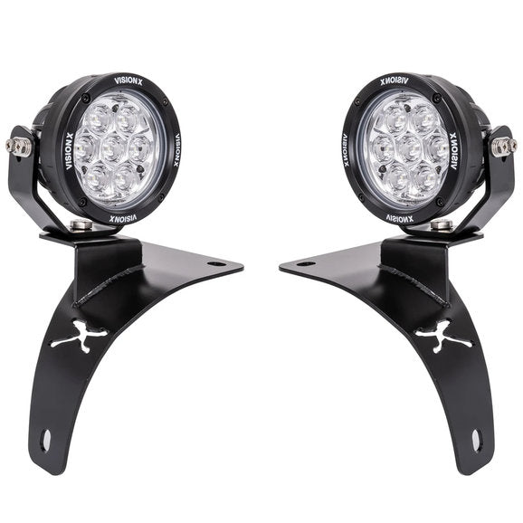 Load image into Gallery viewer, Vision X CG2 LED Light Canons &amp; Bracket Kit for 18-24 Jeep Wrangler JL &amp; Gladiator JT
