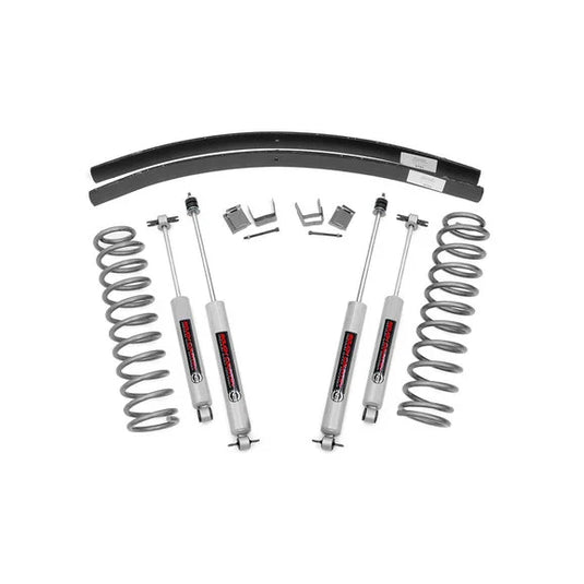 Rough Country 3in Add-a-Leaf Lift Kit for 84-01 Jeep Cherokee XJ