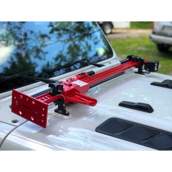 Load image into Gallery viewer, Hi-Lift Hood Mount for 07-23 Jeep Wrangler JL, JK &amp; Gladiator JT
