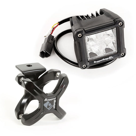 Rugged Ridge 15210.08 Large X-Clamp & Dual Cube LED Kit