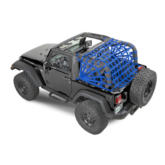 Load image into Gallery viewer, Dirtydog 4X4 Rear Spider Netting for 07-18 Jeep Wrangler JK 2 Door
