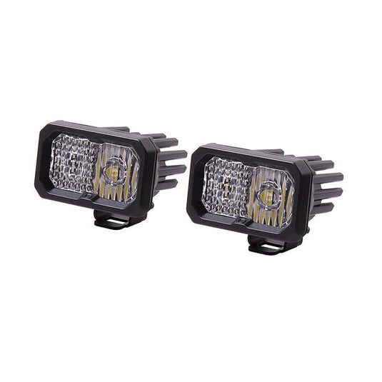 Diode Dynamics Stage Series 2" SSC2 Rectangular LED Pod Pair