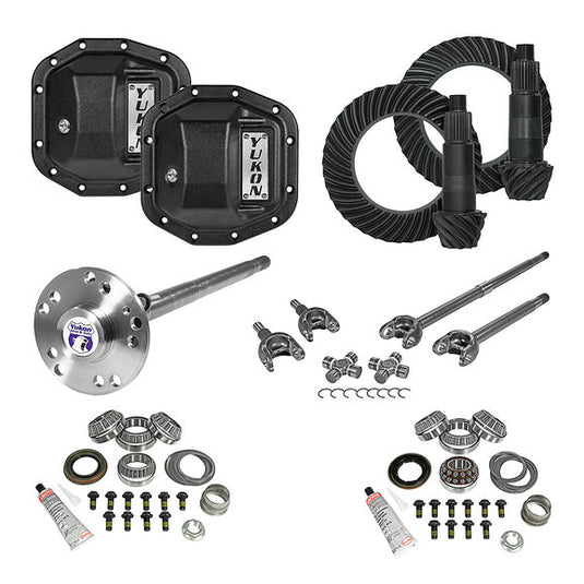 Yukon Gear & Axle Ring and Pinon Gear Kits for 18-24 Jeep Wrangler JL with Front M186 & Rear M200 Axles