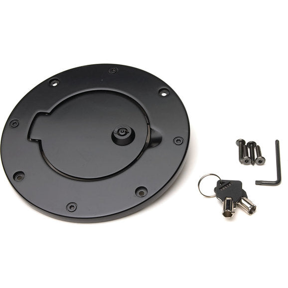 Load image into Gallery viewer, Rampage Products 85006 Locking Gas Hatch Cover for 97-06 Jeep Wrangler TJ &amp; Unlimited TJ
