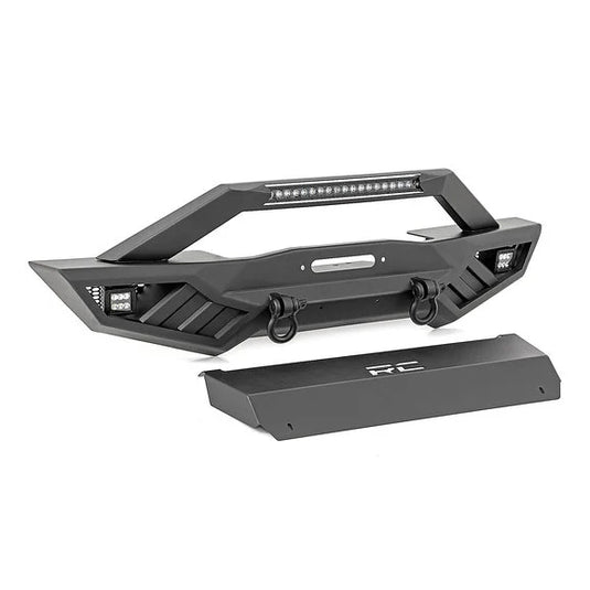 Rough Country 10645A Full-Width Off-Road Front Bumper for 18-24 Jeep Wrangler JL & 20-24 Gladiator JT