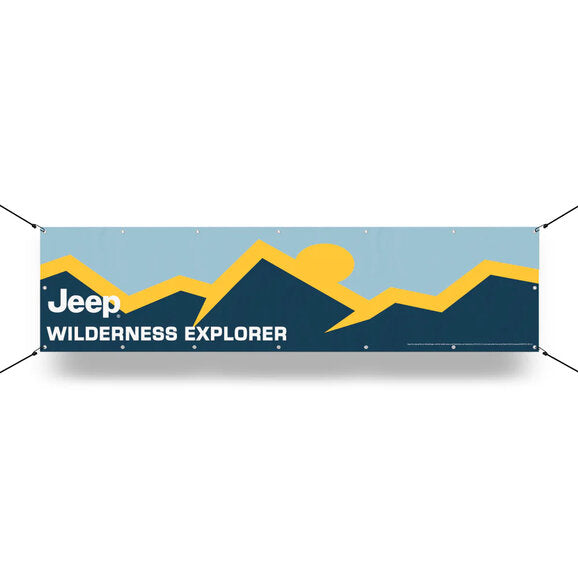 Load image into Gallery viewer, Jeep Merchandise Jeep Logo Banner
