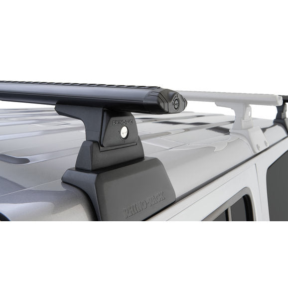 Load image into Gallery viewer, Rhino-Rack Vortex 2-Bar Backbone Roof Rack with Quick Mount Legs for 18-24 Jeep Wrangler JL Unlimited with Hardtop
