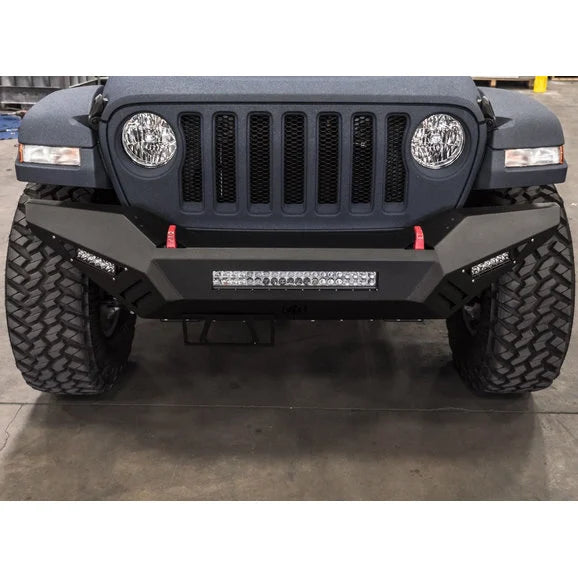 Road Armor 5183XF0B Spartan Front Bumper for 18-24 Jeep Wrangler JL & Gladiator JT