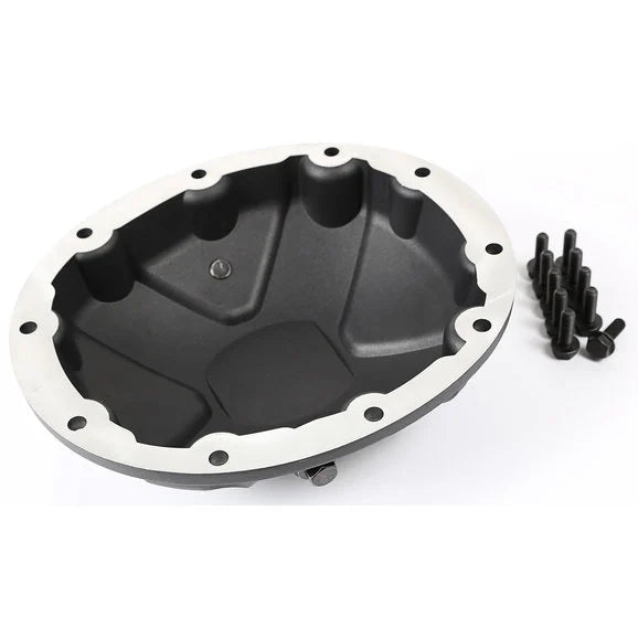 Load image into Gallery viewer, Rugged Ridge 16595.14 Boulder Aluminum Differential Cover in Black for Dana 35 Axle Assemblies
