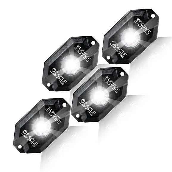 Load image into Gallery viewer, Oracle Lighting 5875-001 White Underbody Wheel Well LED Rock Light Kit- 4 Piece
