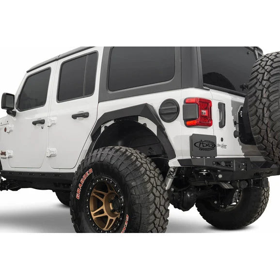 Load image into Gallery viewer, ADD Offroad D96164400NA Rock Fighter Rear Fenders for 18-24 Jeep Wrangler JL
